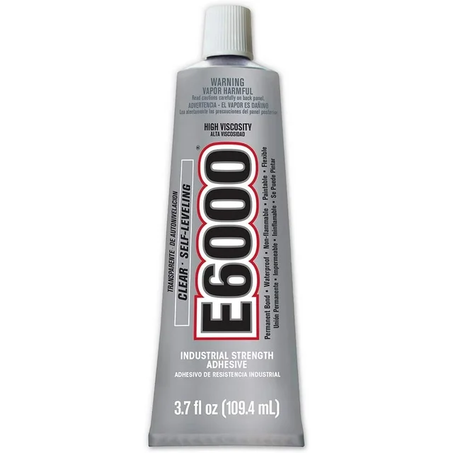 E6000 Flexible Multi-Purpose Adhesive Waterproof Glue 3.7 Ounces